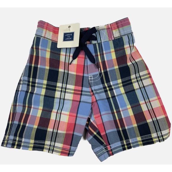 NWT JANIE AND JACK BABY BOY’S SHORTS SIZE 12-18 MONTHS - Picture 1 of 3